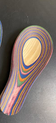 Island Bamboo Pakka Wood Spoon Rest, Multiple Colors