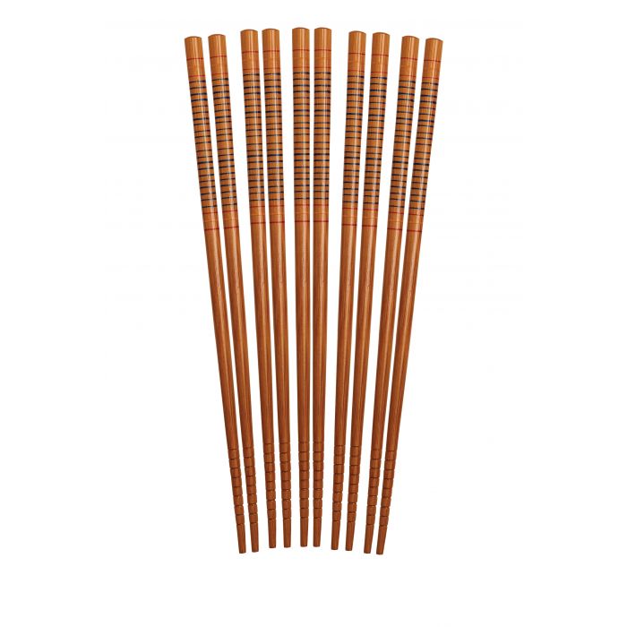 Silk Wrapped Chopsticks, set of 5
