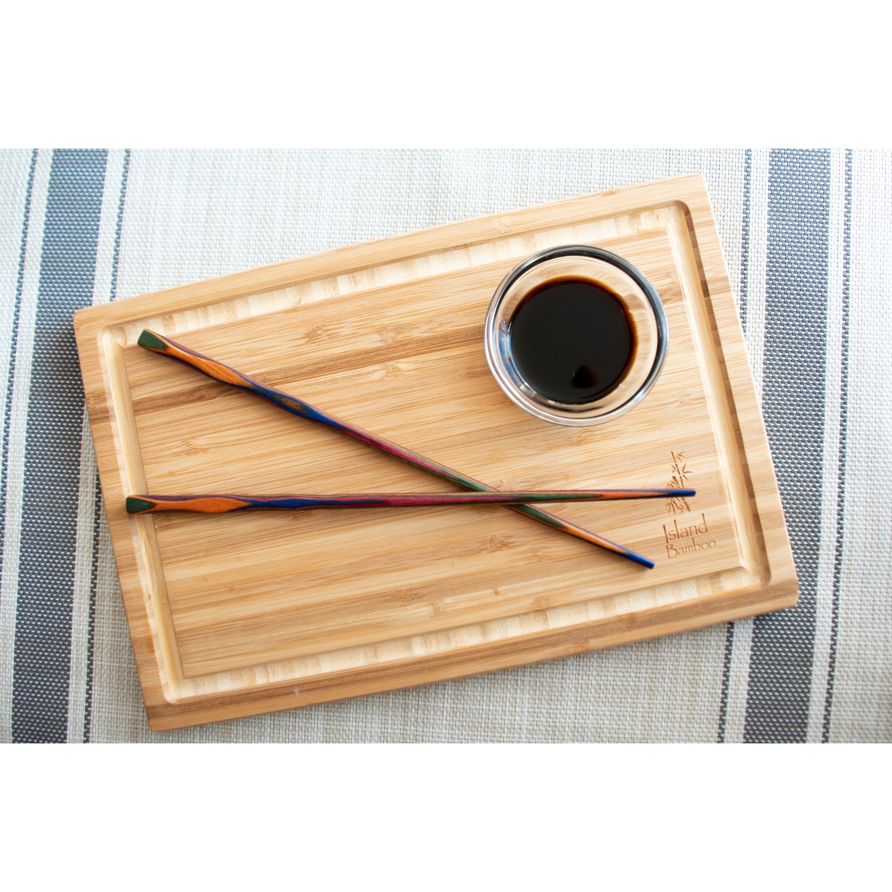Island Bamboo Pakka Chopsticks, 12", Multiple Colors
