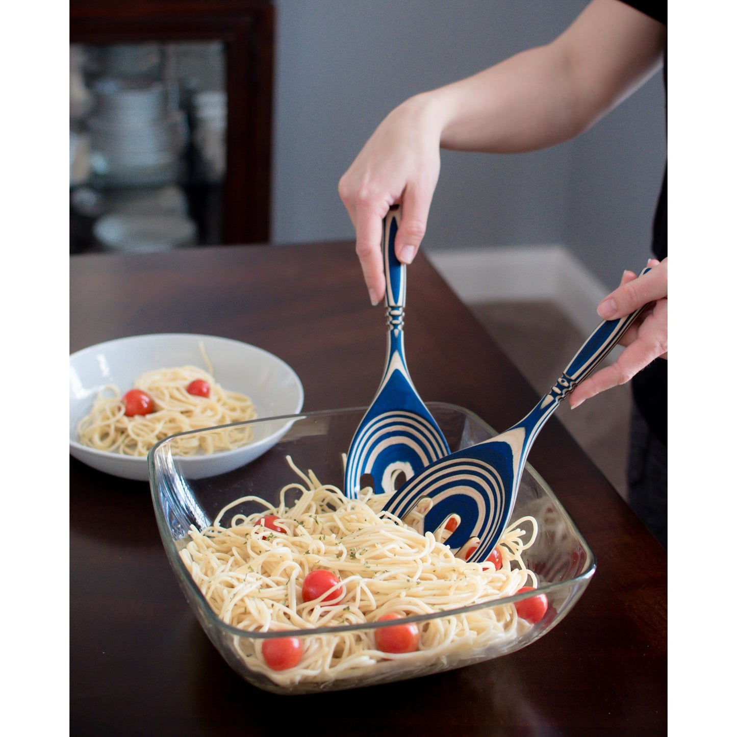 Island Bamboo Pakka 12" Salad & Pasta Claws, Multiple Colors